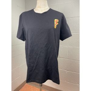 Large black alien frens T-shirt